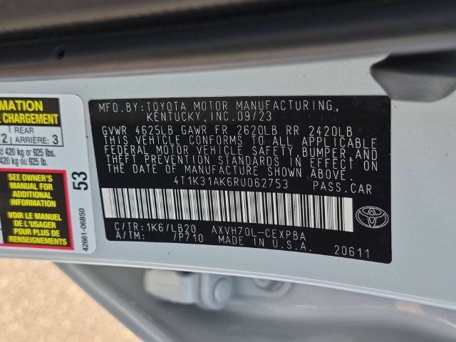 2024 Toyota Camry Hybrid XSE