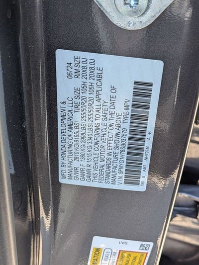 2025 Honda Pilot Touring AWD