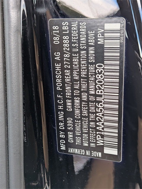 2018 Porsche Macan Sport Edition