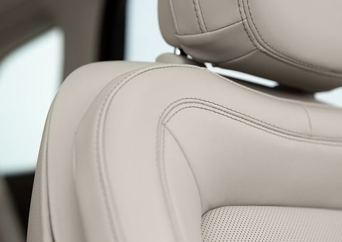 Fine craftsmanship is shown through a detailed image of front-seat stitching. | LaFontaine Lincoln Flushing in Flushing MI