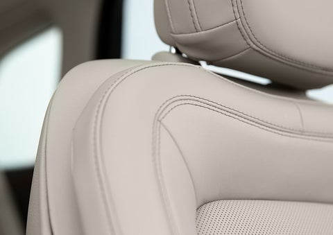 Fine craftsmanship is shown through a detailed image of front-seat stitching. | LaFontaine Lincoln Grand Blanc in Flint MI