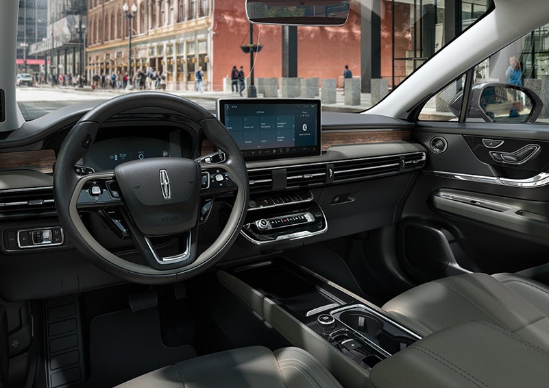The interior dashboard of 2024 Lincoln Corsair® SUV is shown here. | LaFontaine Lincoln Grand Blanc in Flint MI