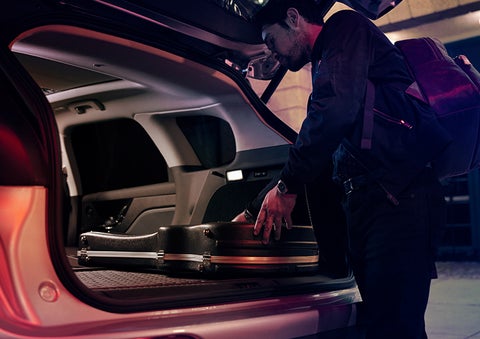 The driver of a 2024 Lincoln Corsair® SUV is shown selecting the drive mode. | LaFontaine Lincoln Grand Blanc in Flint MI