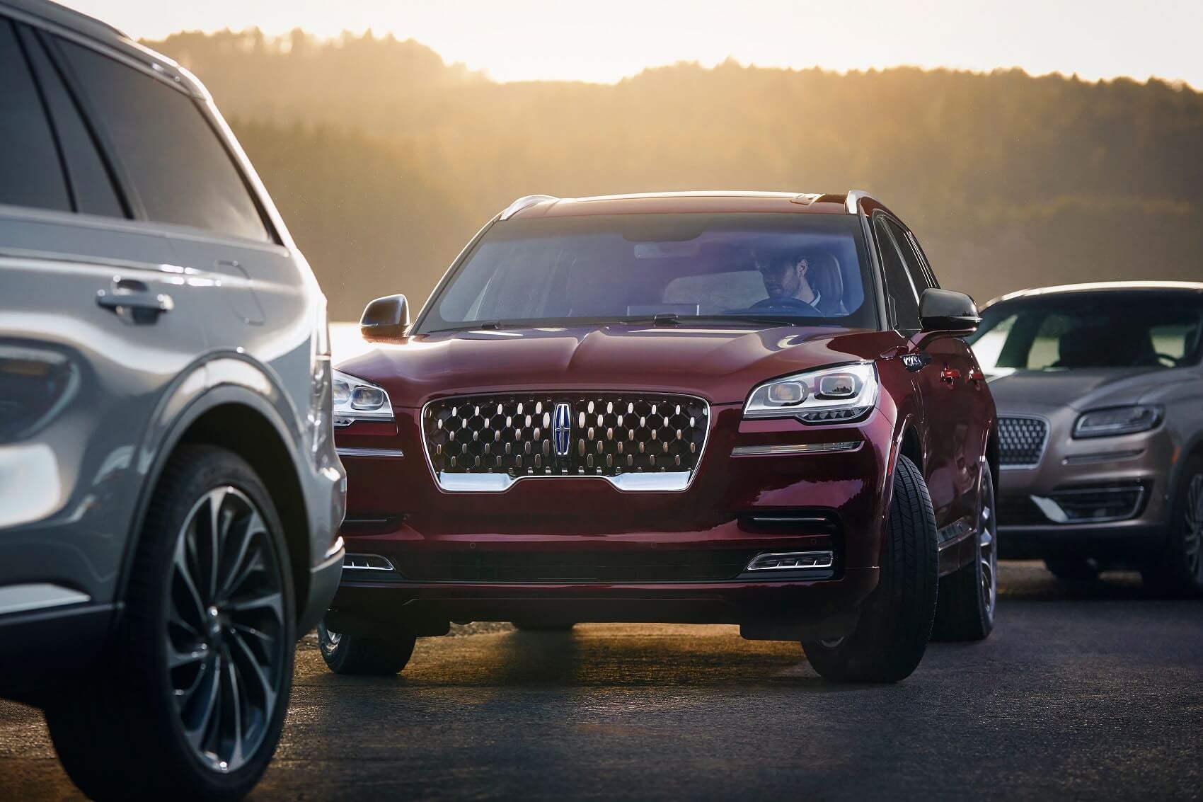Lincoln Aviator in Red Performance
