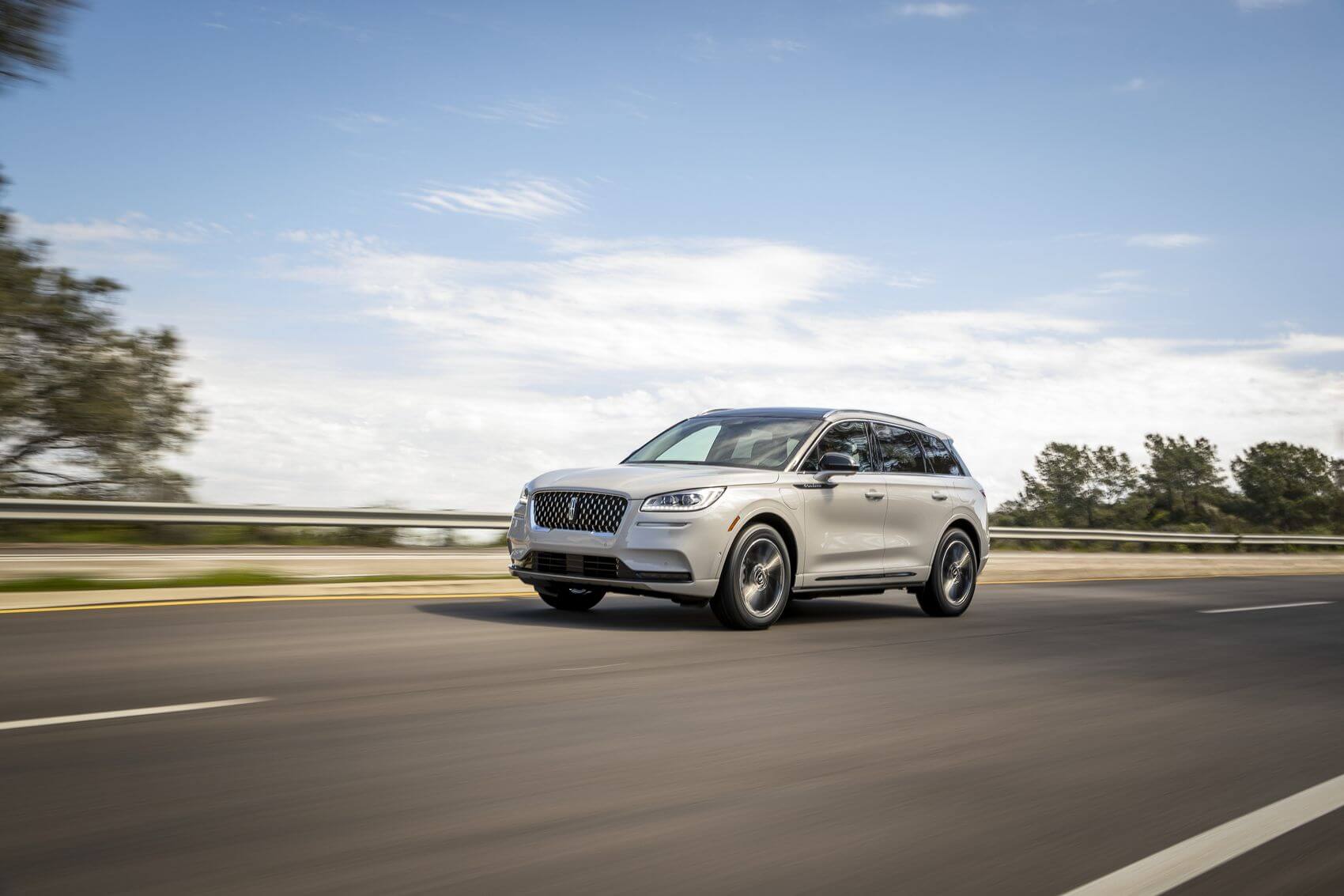 Lincoln Corsair on highway